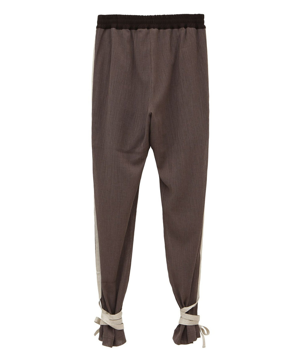 1er Arrondissement 【別注カラー】＜J.C.M (ジェイシーエム)＞ドローコードシアーパンツ ブラウン