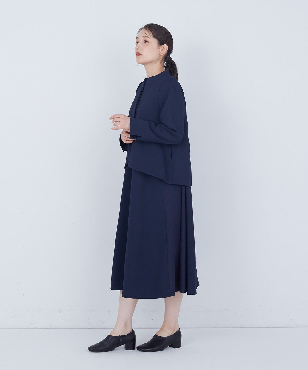ADIEU TRISTESSE リーフカットジャケット ネイビー