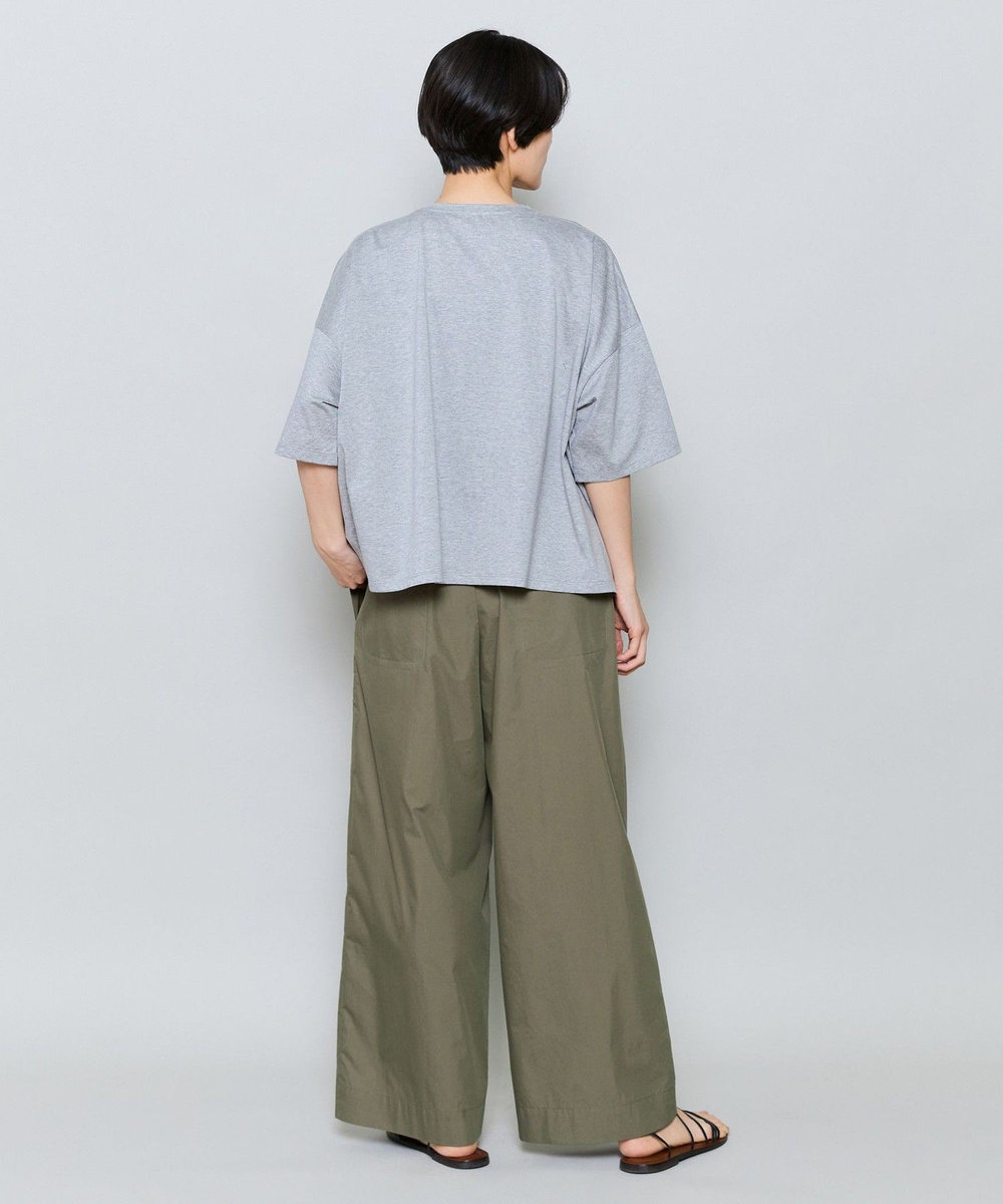 MOGA タイプライターバイオセミワイドパンツ カーキ