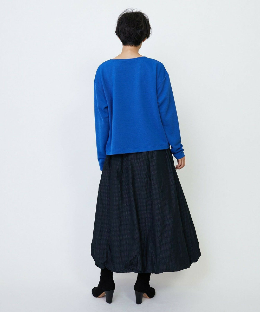 feerique Lサイズ（大きいサイズ） 【大きいサイズ】feerique ラッセルピケボートネックプルオーバー ブルー