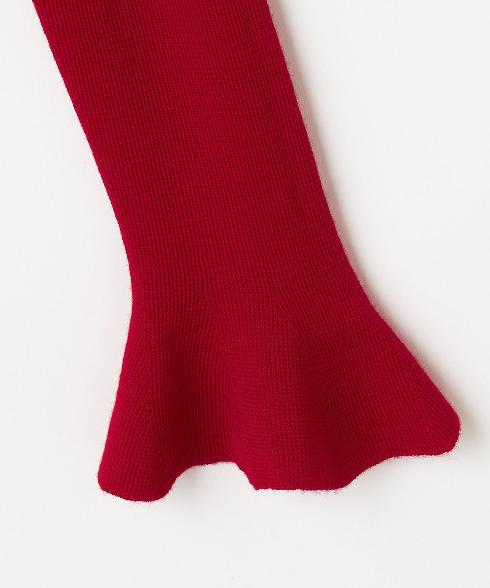 DÉPAREILLÉ HIGH GAUGE TURTLE NECK KNIT / ハイゲージタートルネックニット レッド