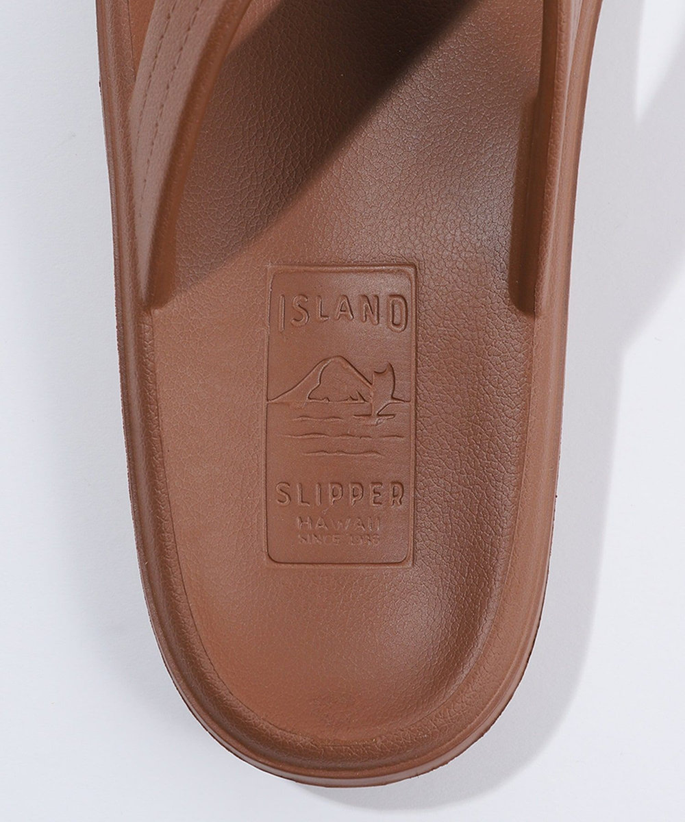 MEN'S BIGI 【ISLAND SLIPPER/アイランドスリッパ】EVA ビーチサンダル ブラウン