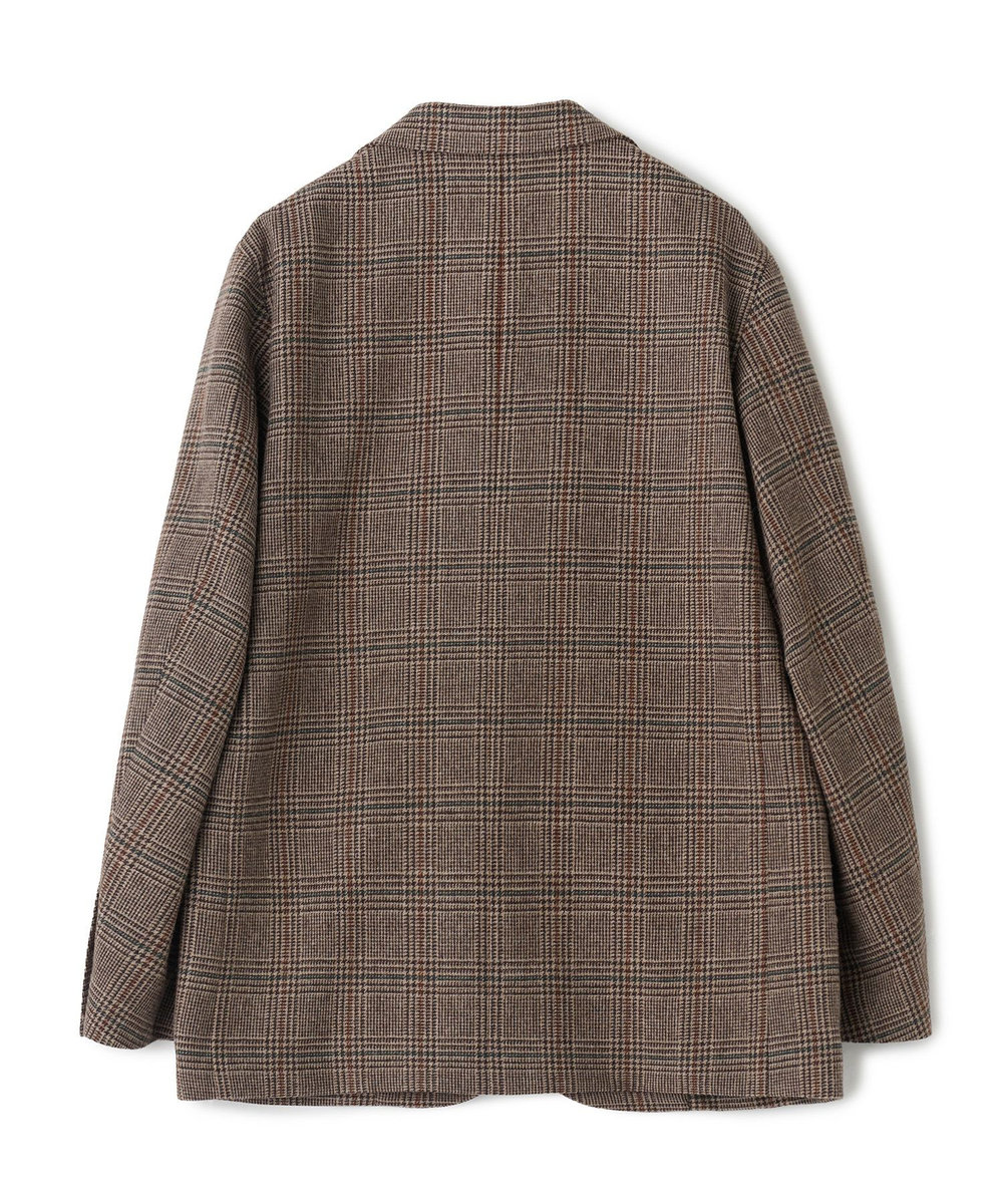 MEN'S BIGI 【BASED ON MEN'S BIGI HERITAGE】グレンチェック リラックス3Bジャケット ブラウン