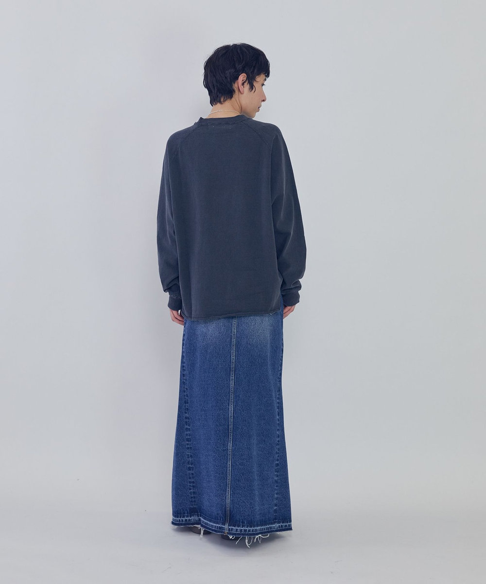 1er Arrondissement デニムスカート インディゴブルー