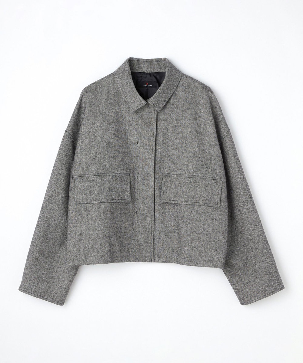 L'EQUIPE T/Rウォームストレッチジャケット グレー