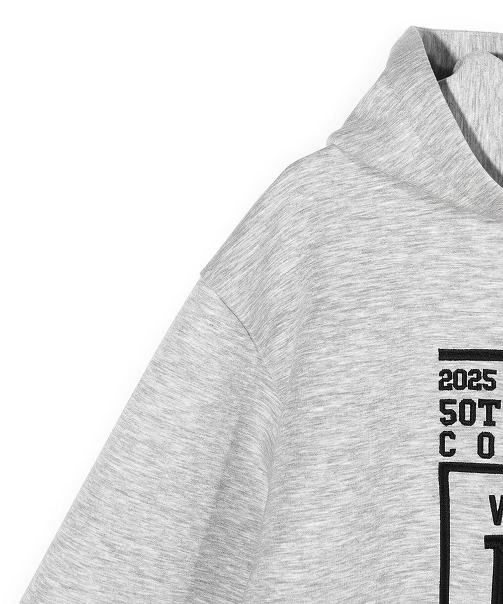 MEN'S BIGI 【50th Anniv . 菊池武夫】LOGO HOODIE グレー