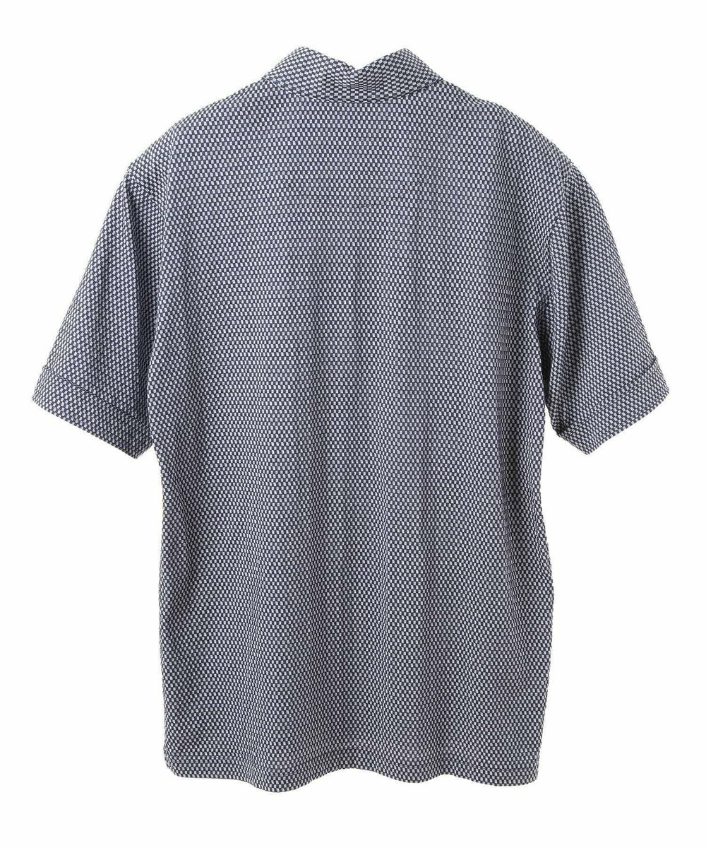 MEN'S BIGI 【ACTIVE TAILOR】サッカー織りポロシャツ<COOL MAX/吸水速乾> ブルー
