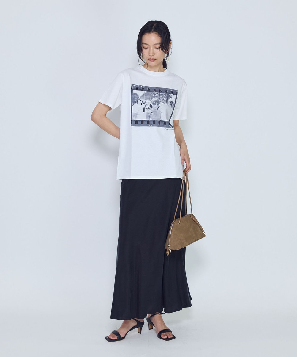 1er Arrondissement ＜COUTURE D'ADAM（クチュール ド アダム）＞“Jane Shades W Frame"T-シャツ ホワイト