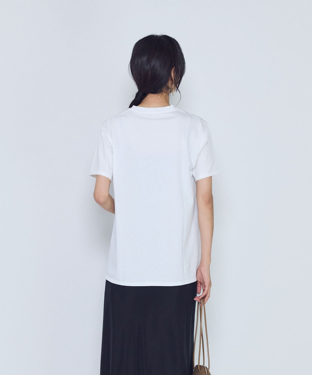 1er Arrondissement ＜COUTURE D'ADAM（クチュール ド アダム）＞“Jane Shades W Frame"T-シャツ ホワイト