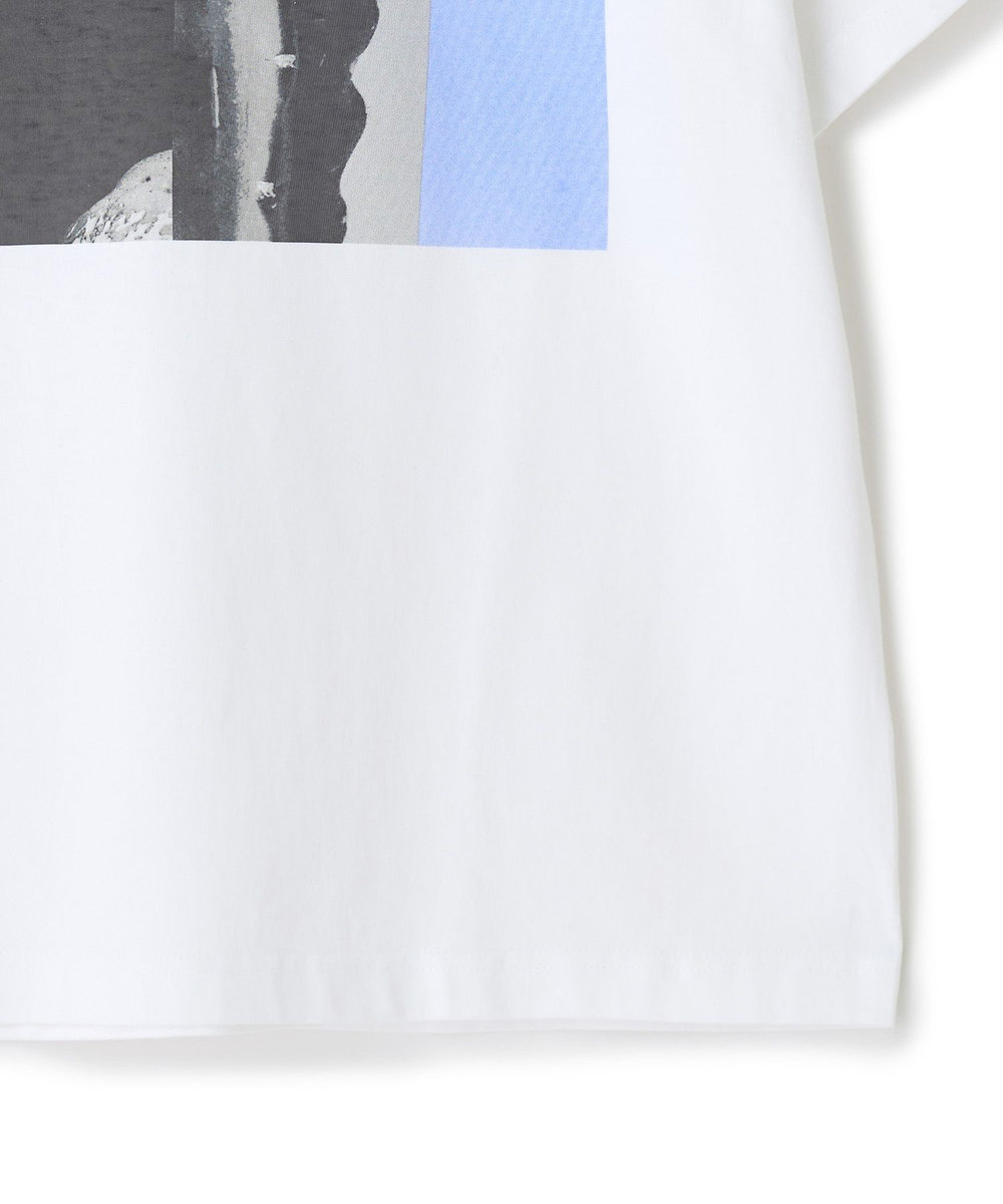 MEN'S BIGI 【THE FASCINATED/ザ ファシネイテッド】コラボ サボテンブルーグラフィックTシャツ ホワイト系その他