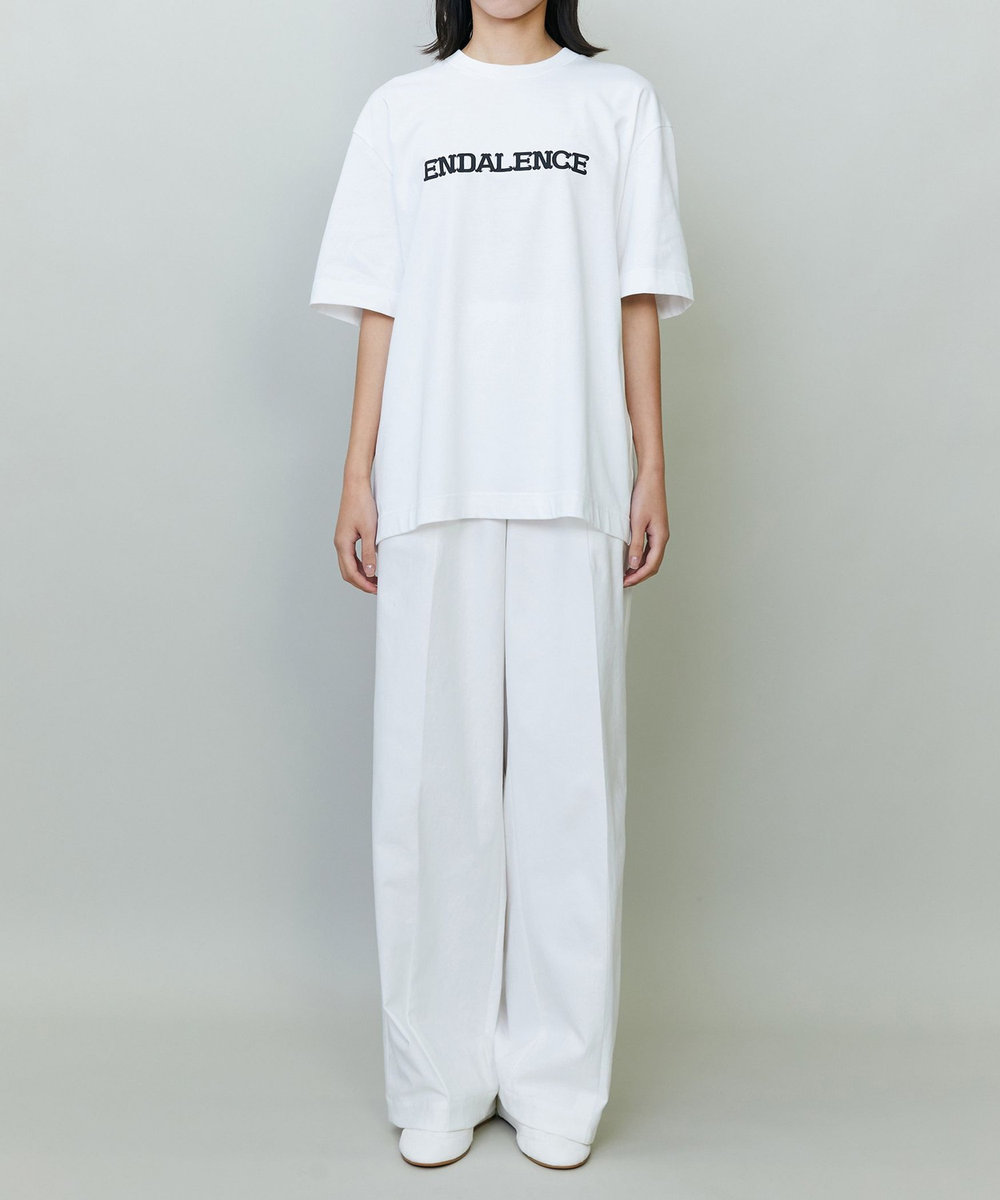 endalence endalence×MHAKコラボロゴTシャツB ホワイト