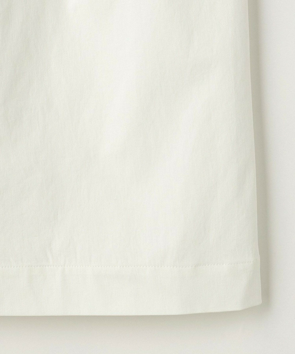 L'EQUIPE コットンリネンツイルスカート ホワイト