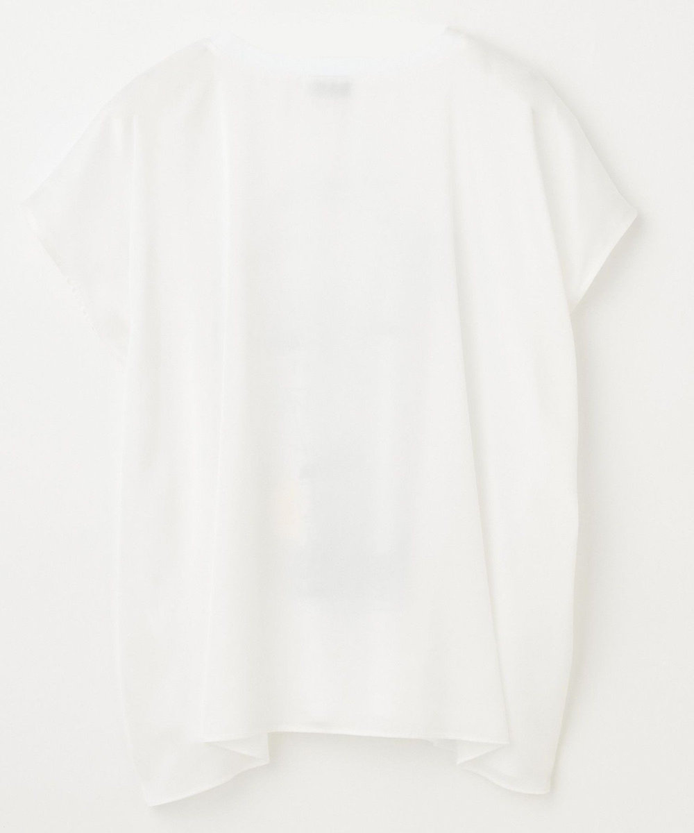 MOGA コットンスムースプリントTシャツ ホワイト