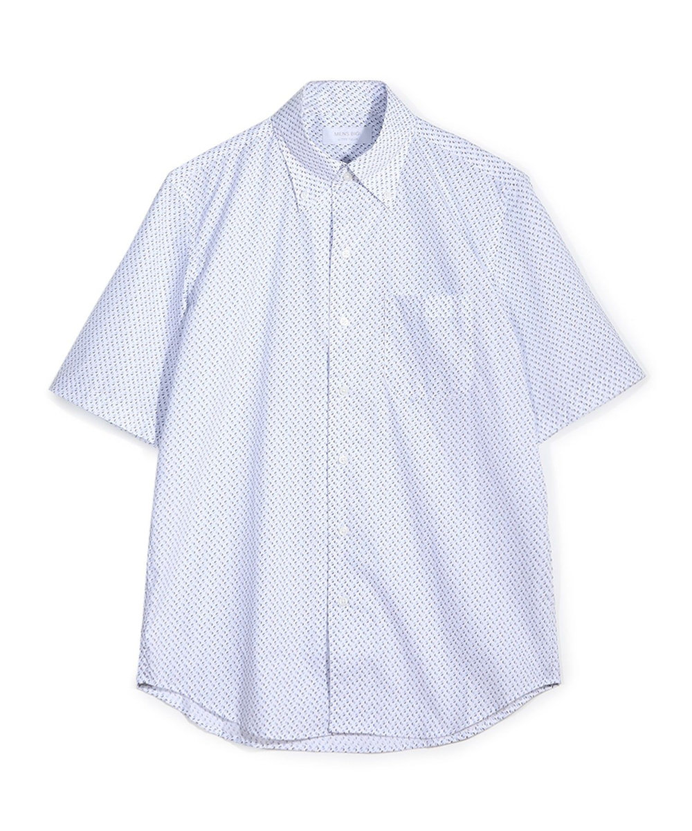 MEN'S BIGI 【ACTIVE TAILOR】 コットンドレスハーフスリーブシャツ ホワイト系その他