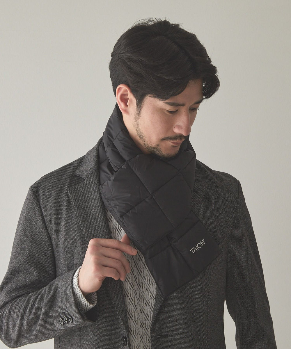 UNION STATION TAION BASIC DOWN SCARF ブラック