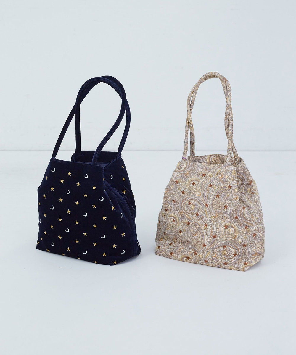 ADIEU TRISTESSE 星空刺繍バッグ ベージュ系その他