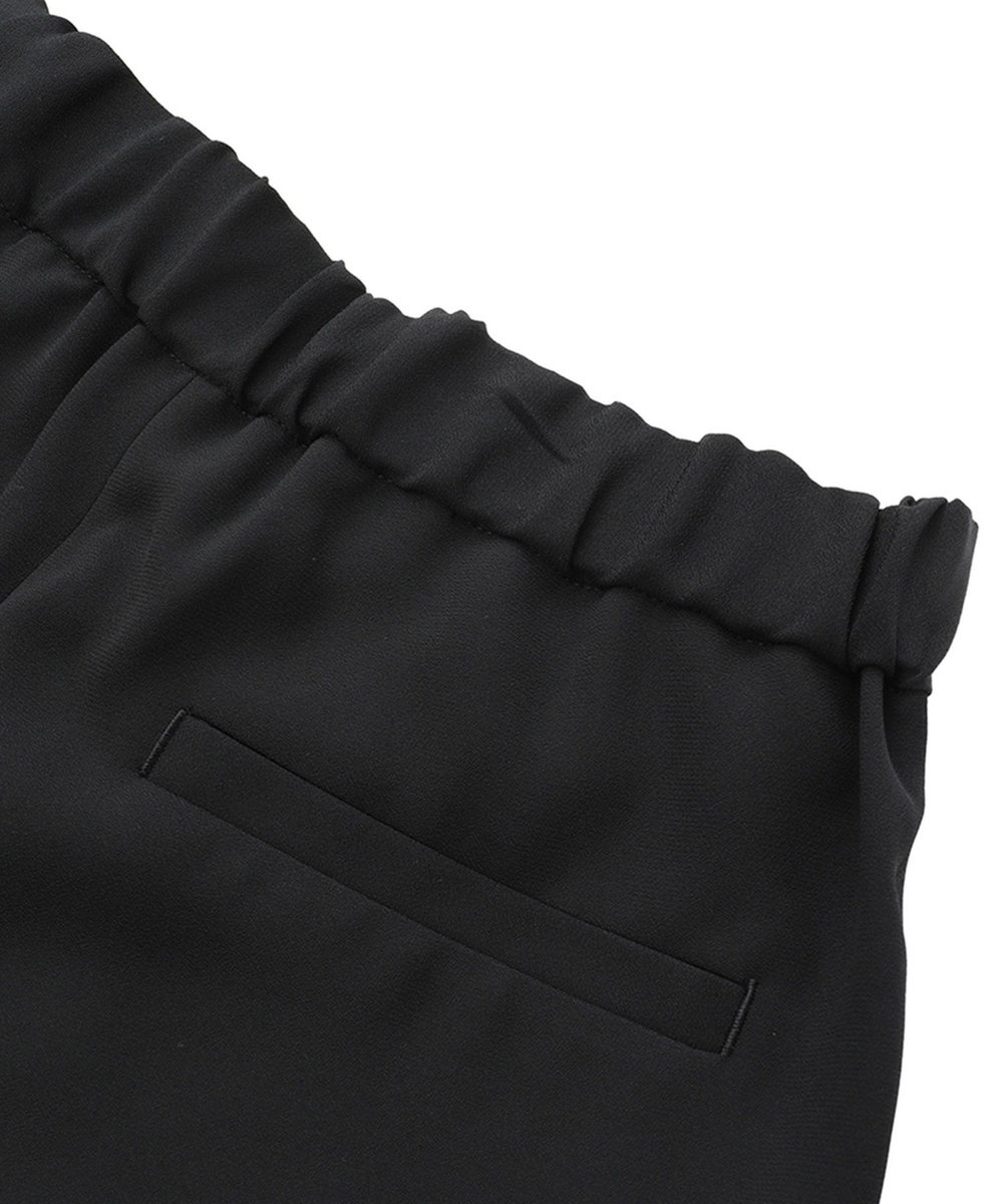 1er Arrondissement ジョーゼットテーパードパンツ ブラック