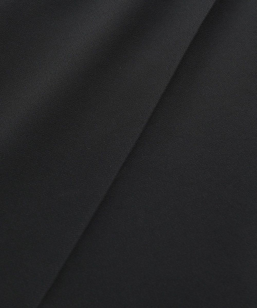 1er Arrondissement ジョーゼットテーパードパンツ ブラック