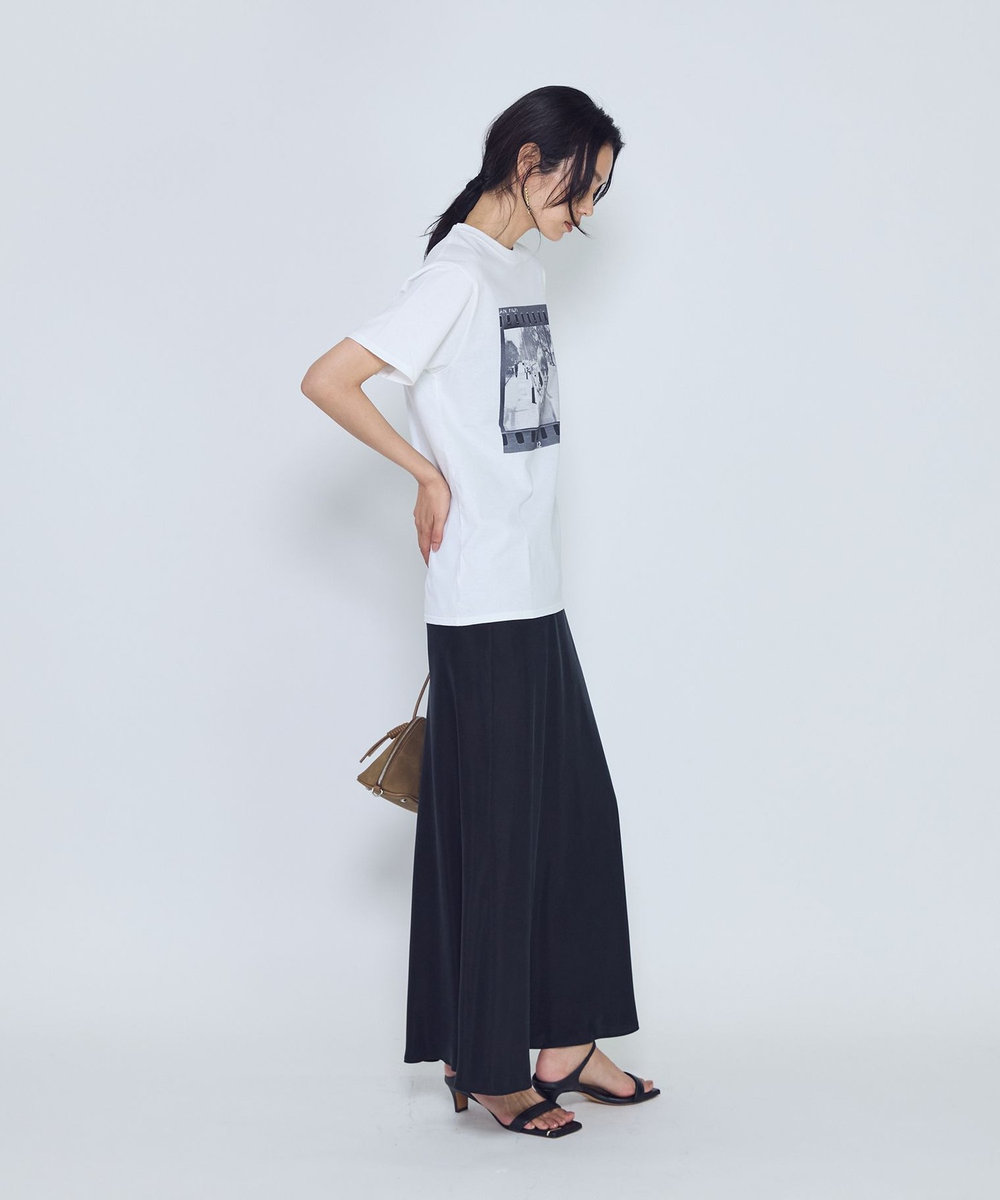 1er Arrondissement ＜COUTURE D'ADAM（クチュール ド アダム）＞“Jane Shades W Frame"T-シャツ ホワイト