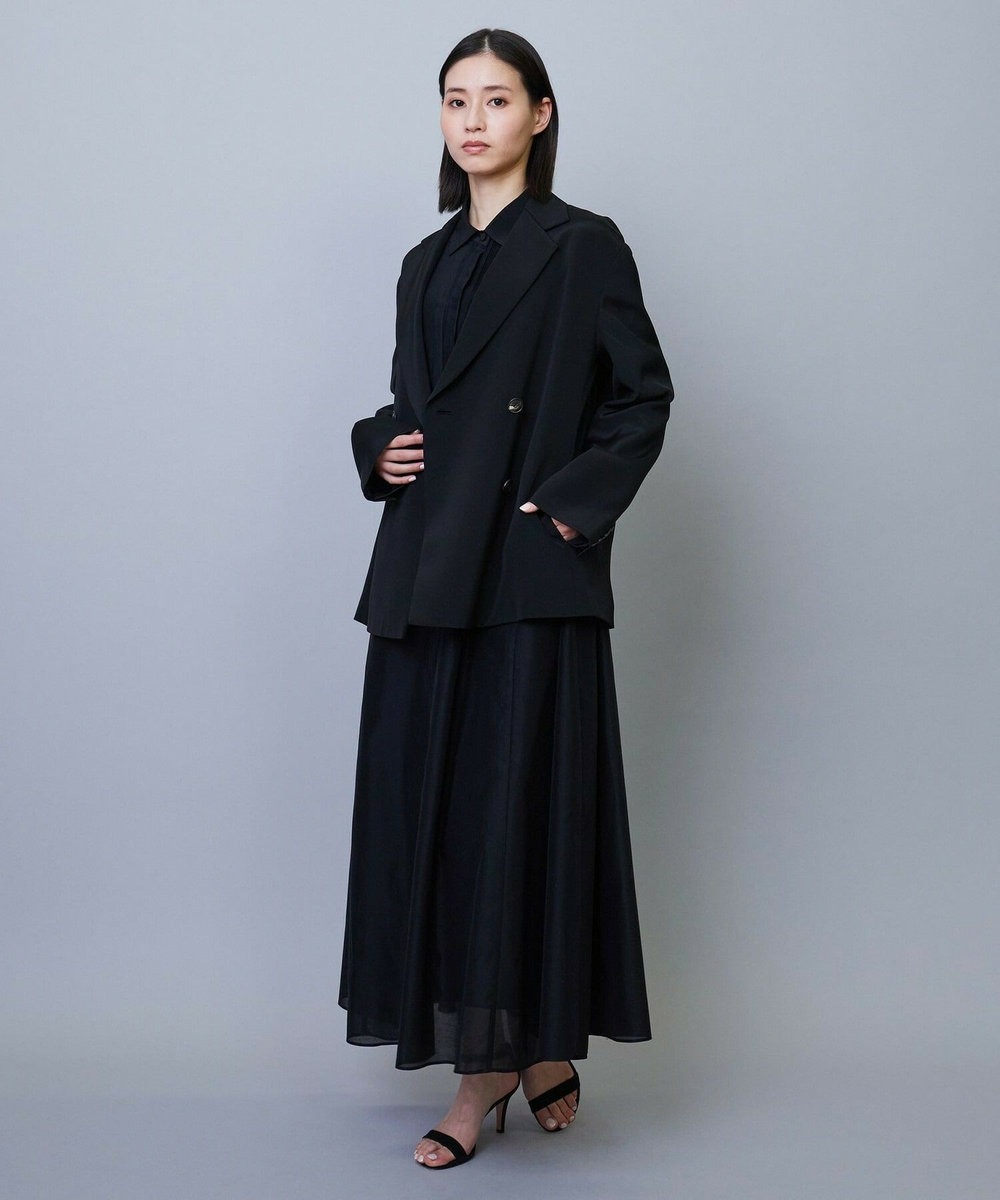L'EQUIPE COUTURIER コットンシルクワンピース ブラック