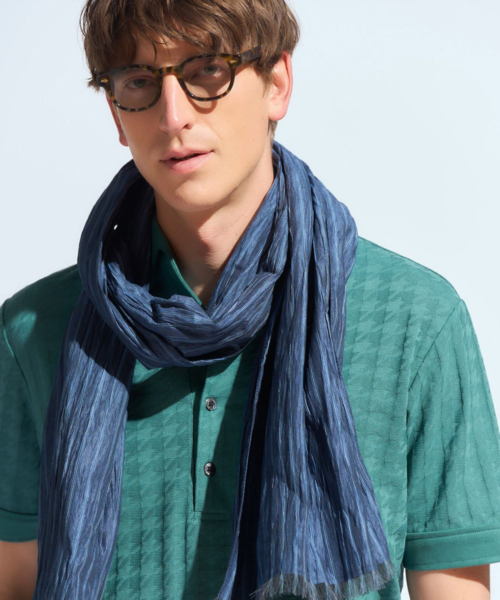 MEN'S BIGI 【ACTIVE TAILOR】リンクスジャカードポロシャツ グリーン
