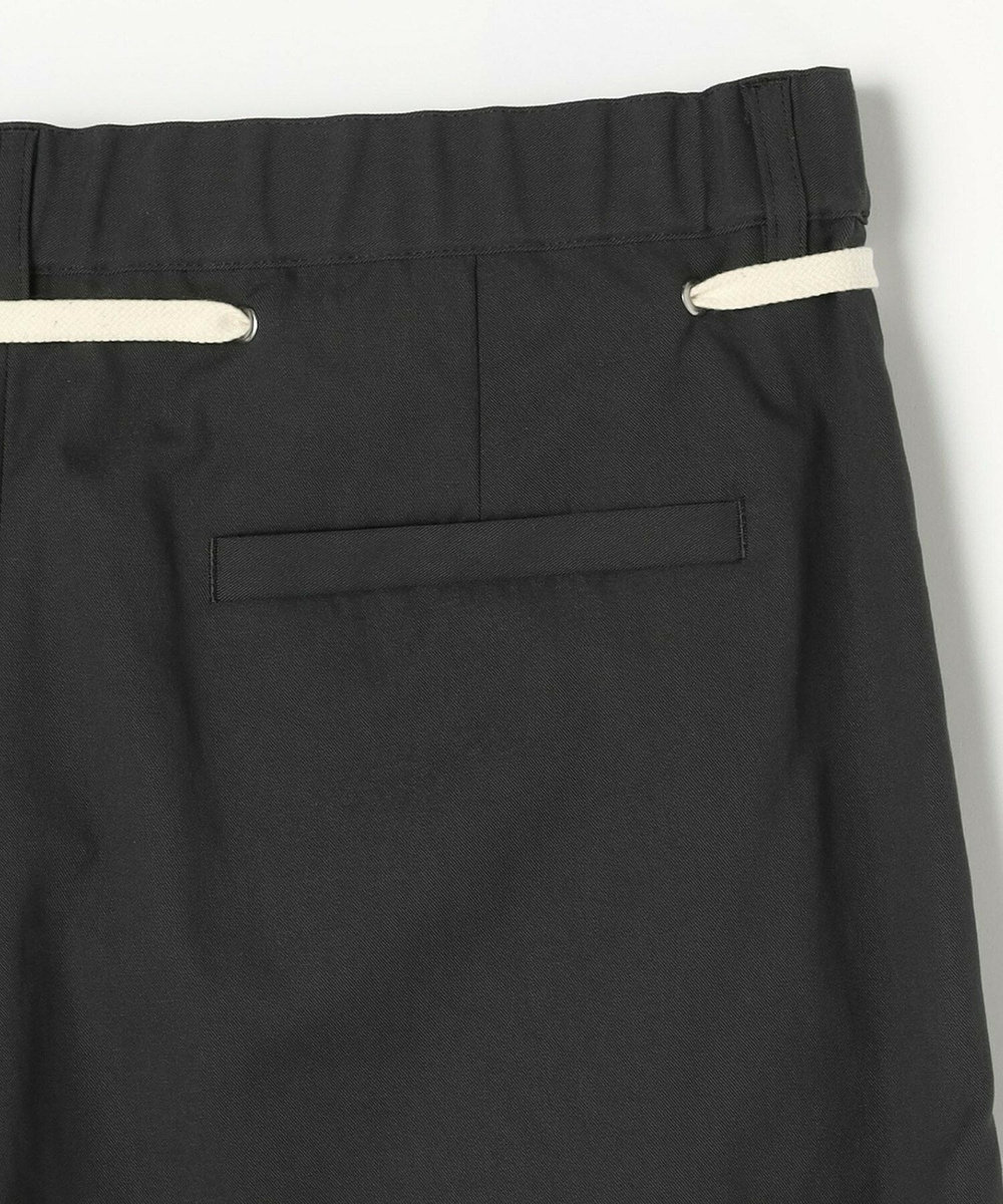 feerique Lサイズ（大きいサイズ） 【Lサイズ】feerique ポリエステルツイルワイドチノパンツ［セットアップ可能］ チャコールグレー