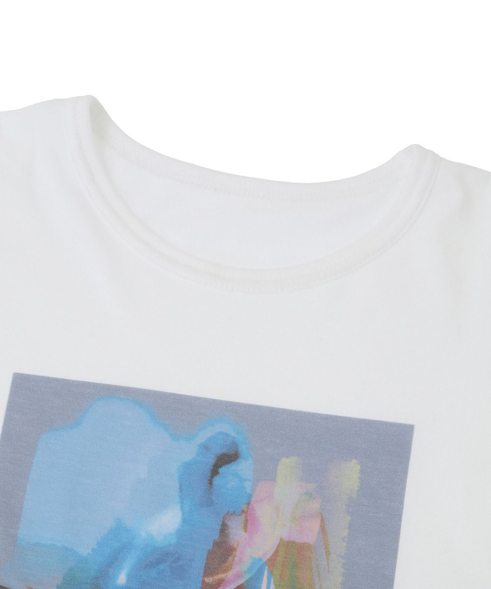 Julier kanako Sasakiコラボ プリントTシャツ ブルー
