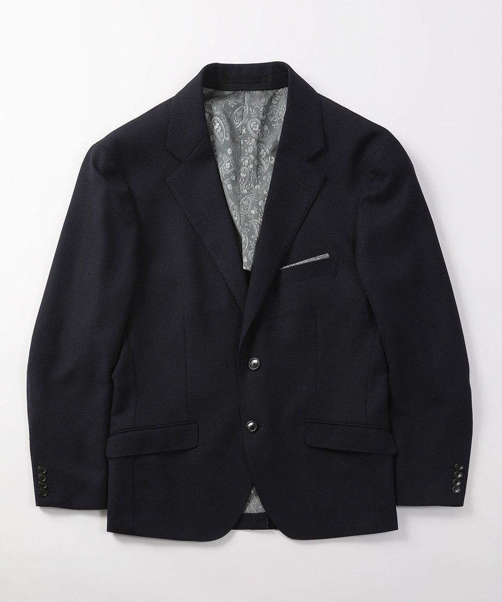 MEN'S BIGI 【ACTIVE TAILOR】ミックスヤーンテーラードジャケット ダークネイビー