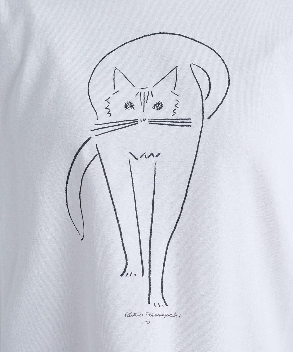 congés payés ADIEU TRISTESSE ichiro yamaguchi.ロングＴシャツ ライトグレー