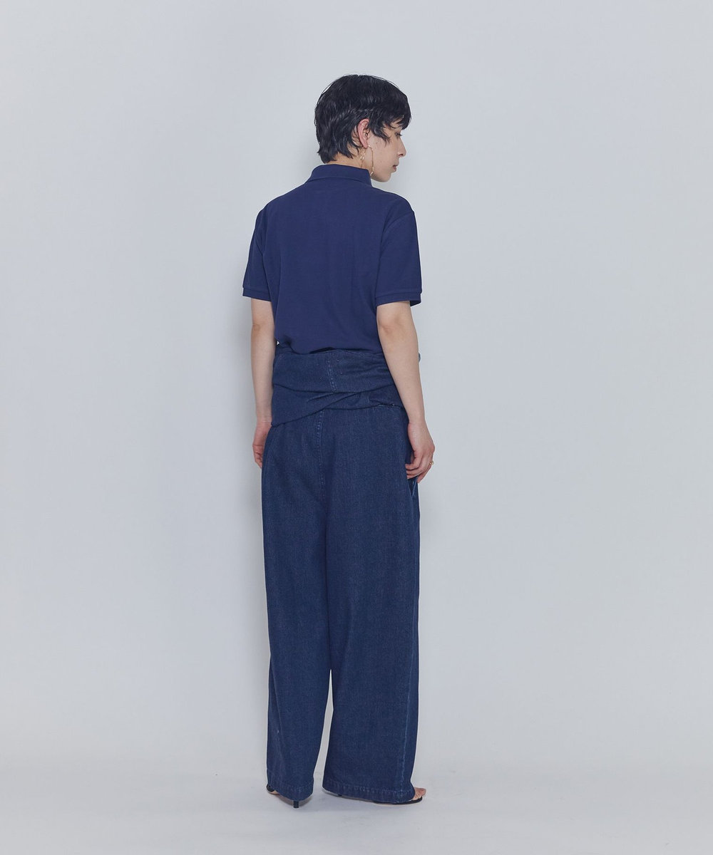 1er Arrondissement ＜POLO RALPH LAUREN（ポロ ラルフ ローレン）＞カスタムスリムフィットポロシャツ ホワイト