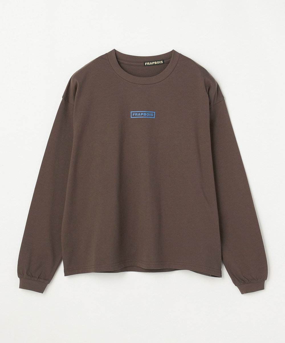 FRAPBOIS エトリーブTシャツ ブラウン