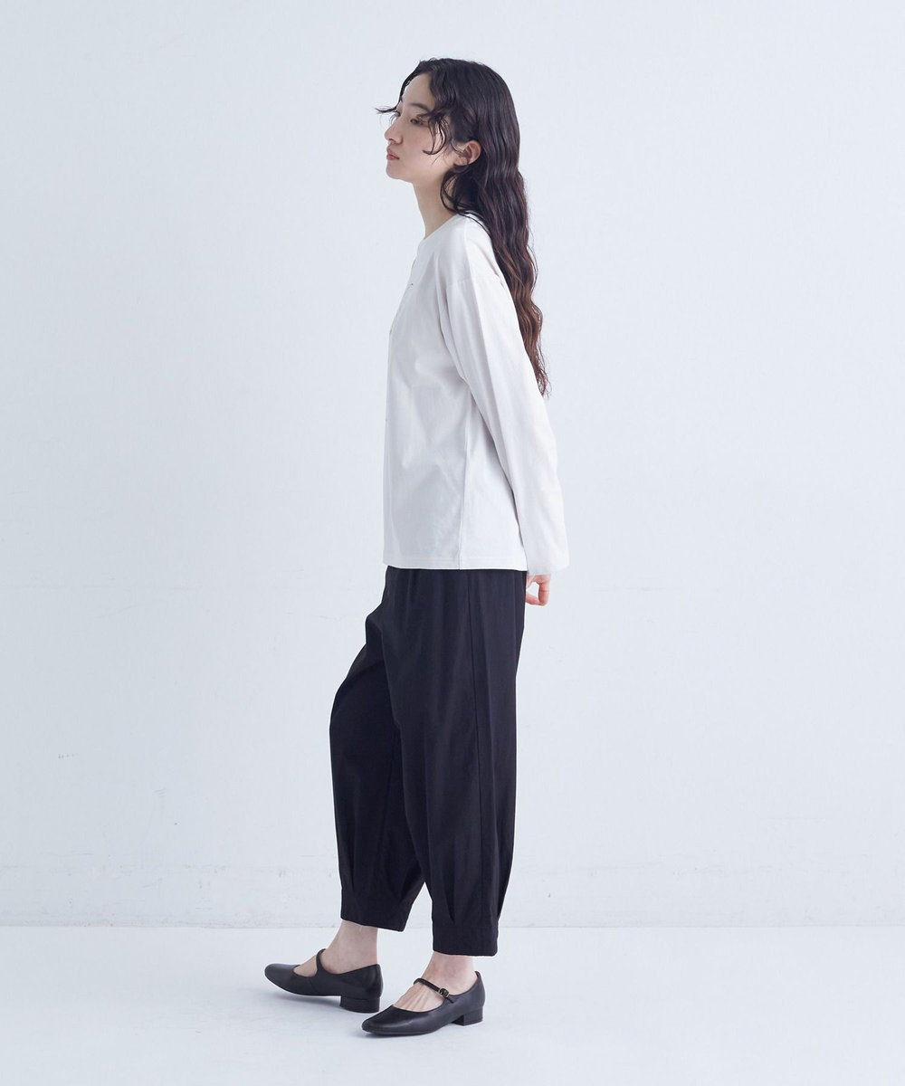 congés payés ADIEU TRISTESSE ichiro yamaguchi.ロングＴシャツ ライトグレー