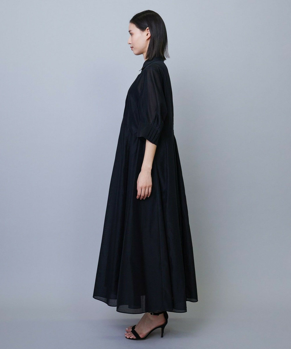 L'EQUIPE COUTURIER コットンシルクワンピース ブラック
