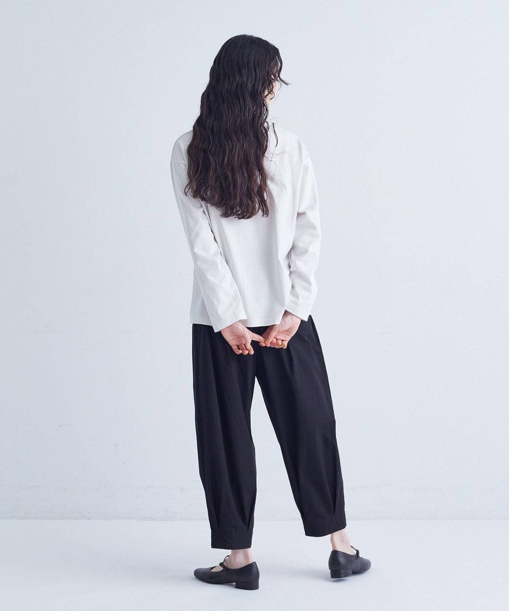 congés payés ADIEU TRISTESSE ichiro yamaguchi.ロングＴシャツ ライトグレー