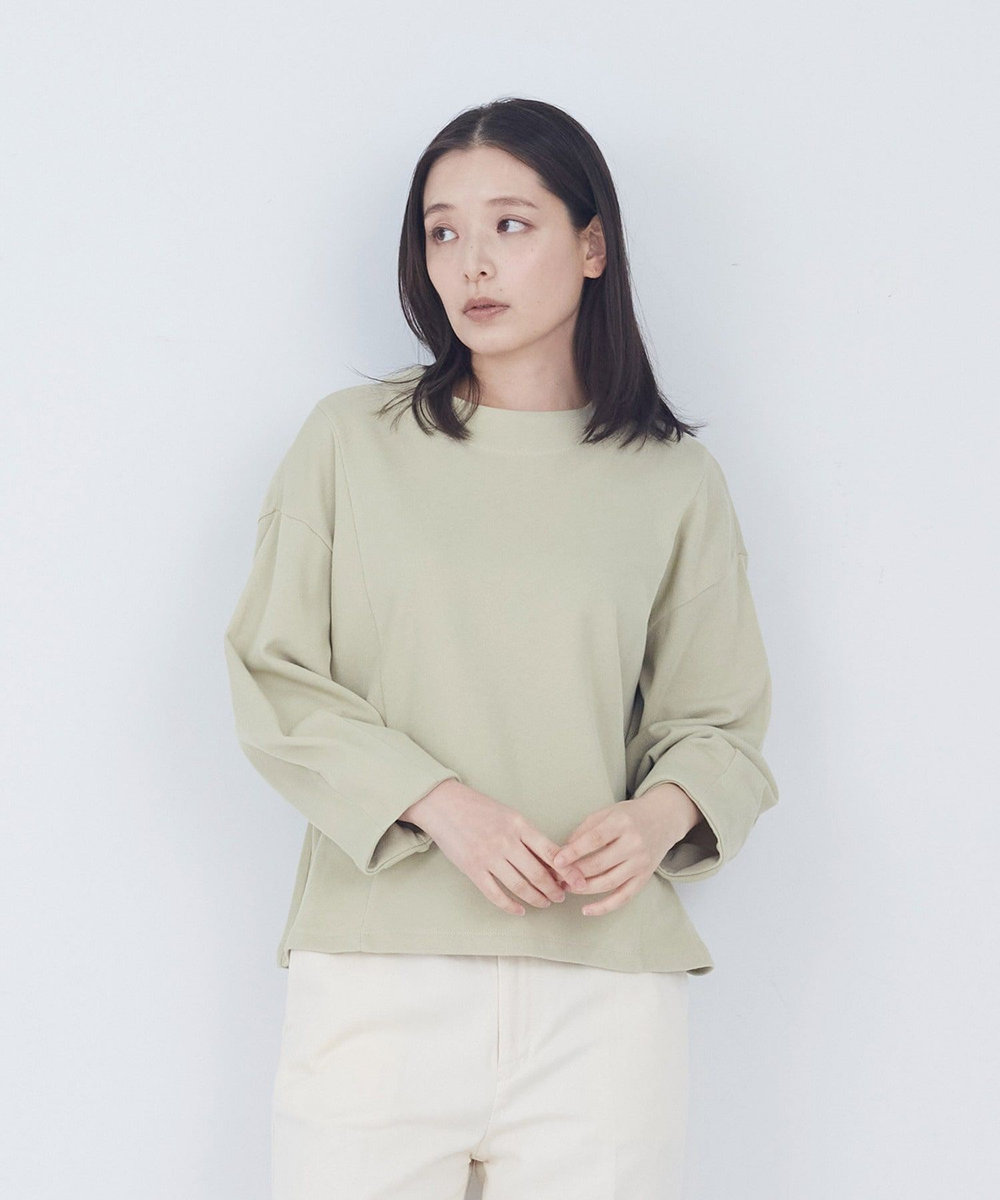 ADIEU TRISTESSE ミニ裏毛プルオーバー グリーン系その他