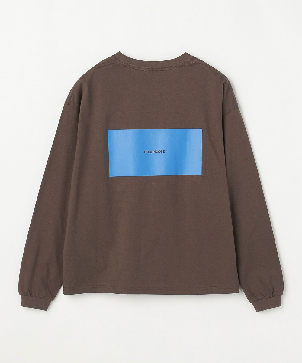 FRAPBOIS エトリーブTシャツ ブラウン