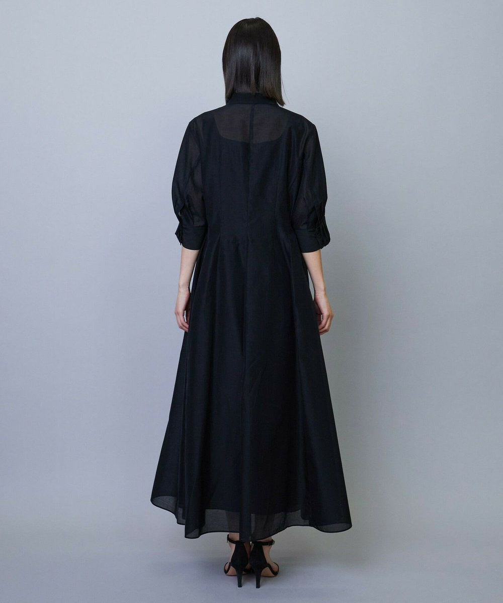 L'EQUIPE COUTURIER コットンシルクワンピース ブラック