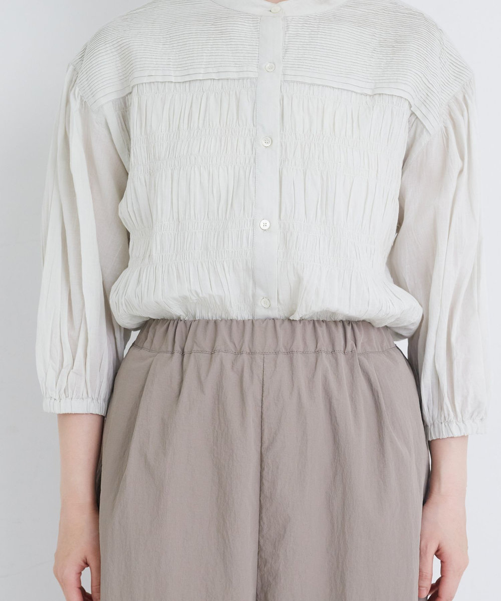 congés payés ADIEU TRISTESSE 【FAVE】ナイロンワイドサルエルパンツ モカ