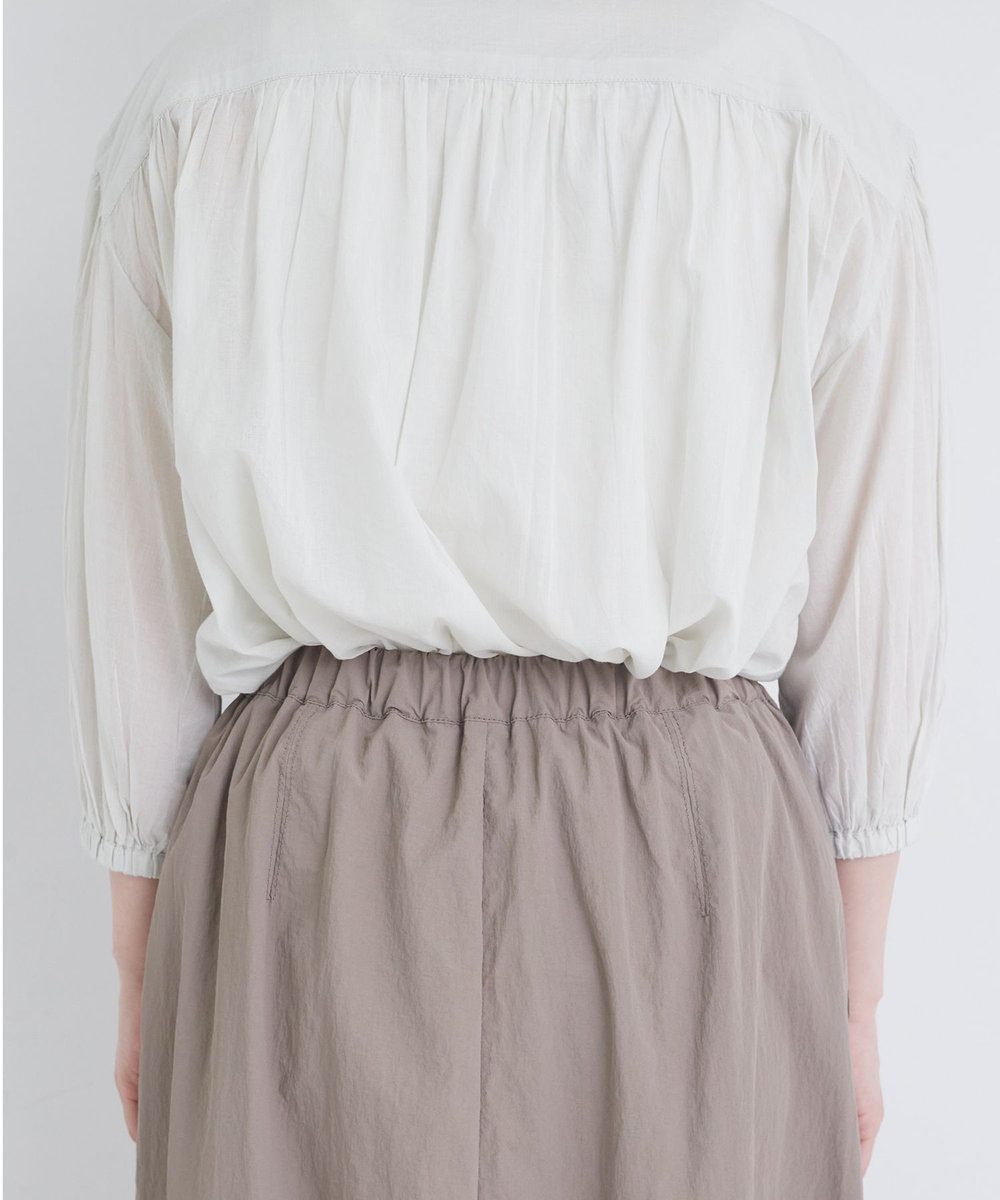 congés payés ADIEU TRISTESSE 【FAVE】ナイロンワイドサルエルパンツ モカ