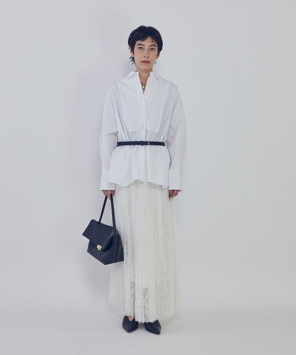 1er Arrondissement ＜PUNTI（プンティ）＞“GRAFT-FLAP"ショルダーバッグ ブラック