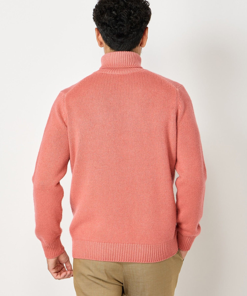 MEN'S BIGI 【FILIPPO DE LAURENTIIS】5Gタートルネックニット ピンク