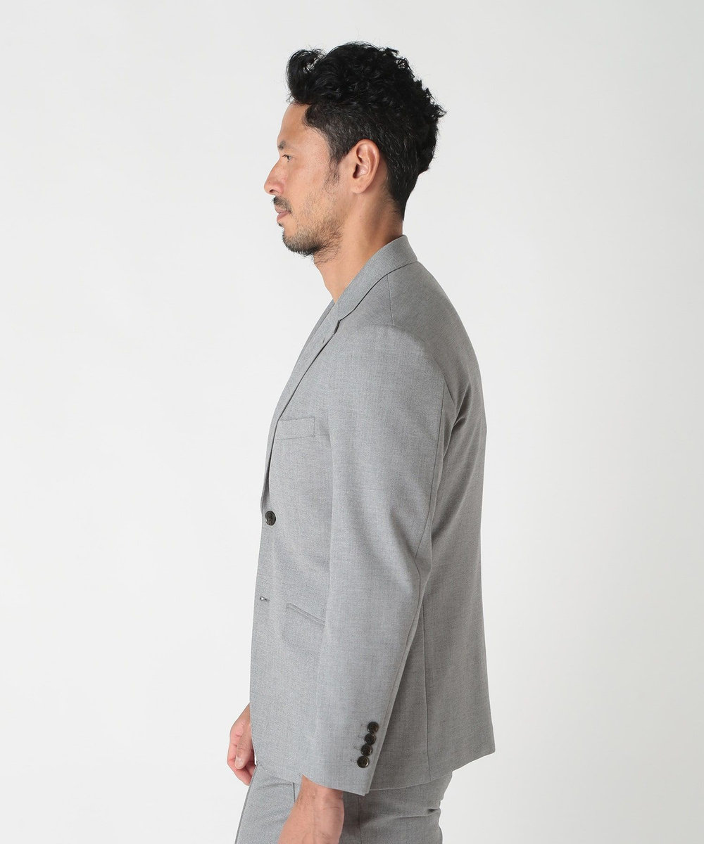 MEN'S BIGI 360度ストレッチTRジャケット<接触冷感> グレー
