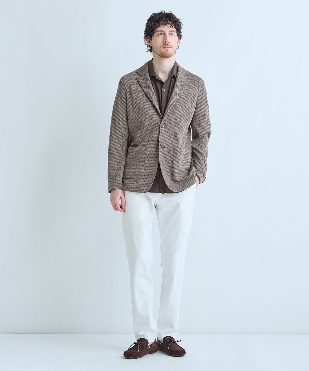 MEN'S BIGI レザードライビングシューズ ブラウン