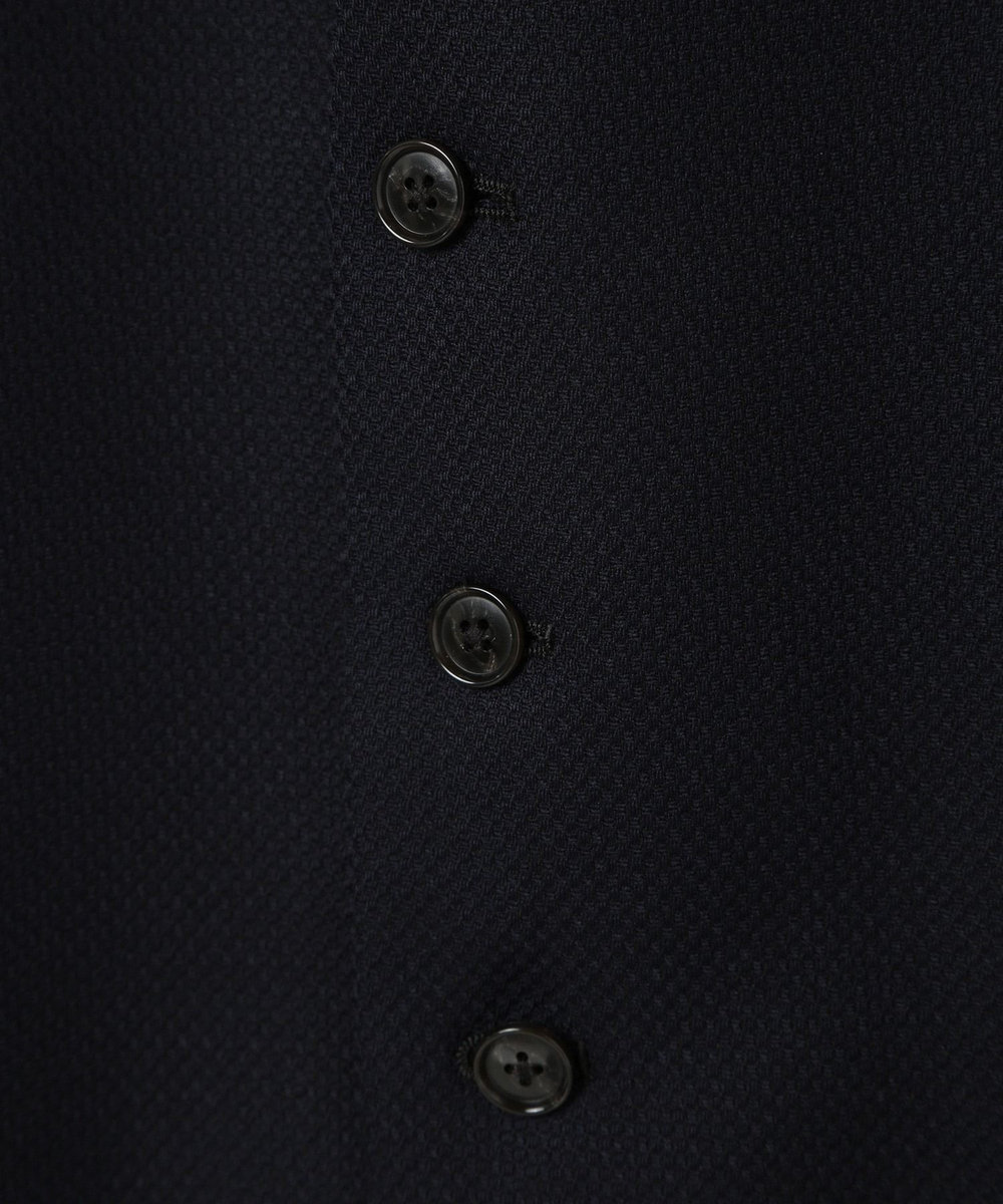 MEN'S BIGI ミックスヤーン/ポップサックリバーシブルベスト ネイビー