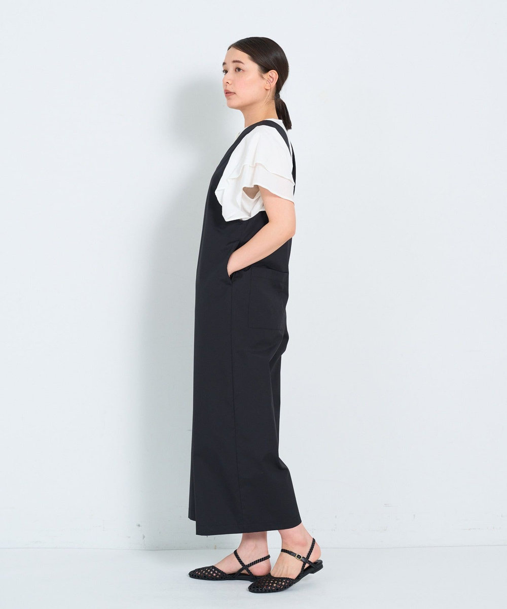 ADIEU TRISTESSE Vネックサロペット ブラック