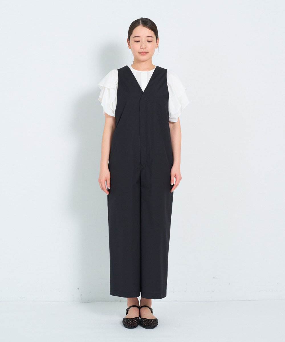 ADIEU TRISTESSE Vネックサロペット ブラック