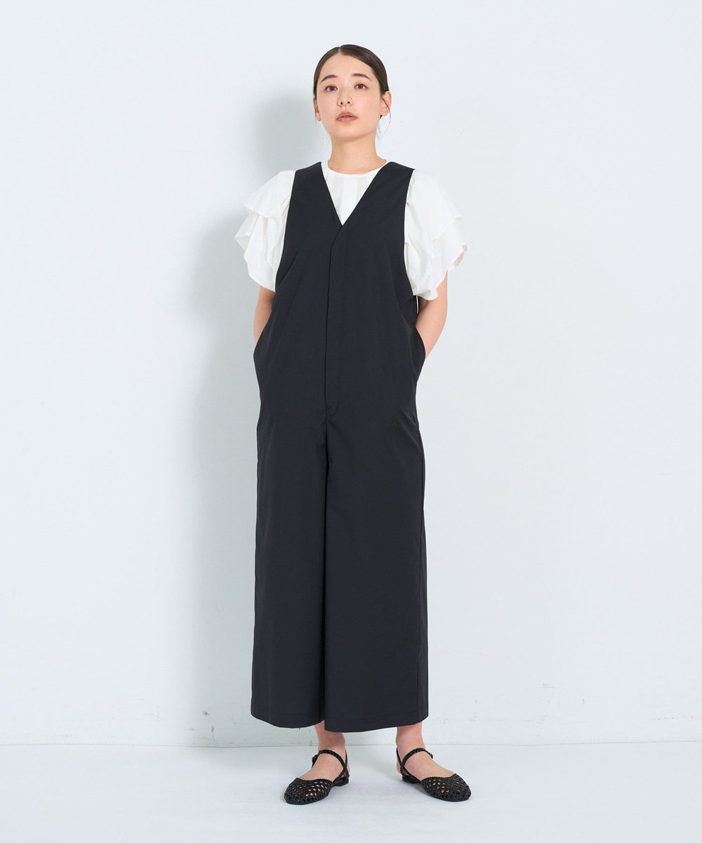 ADIEU TRISTESSE Vネックサロペット ブラック
