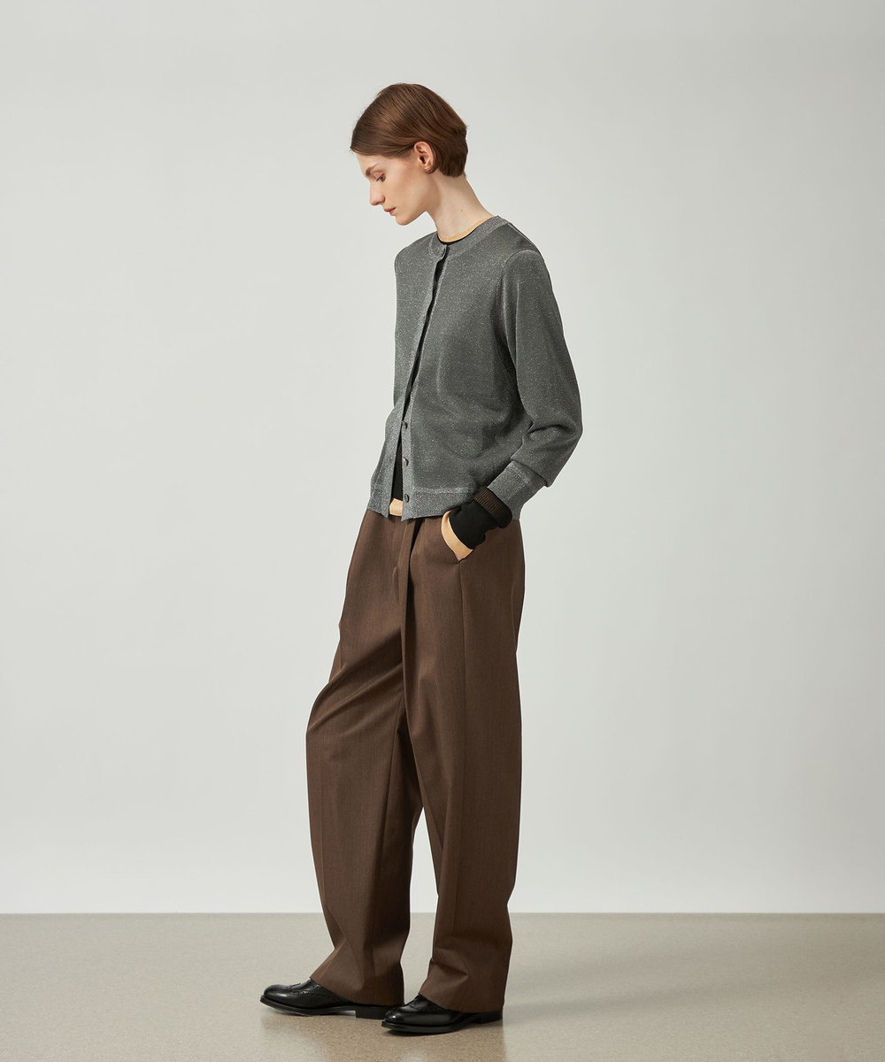 DÉPAREILLÉ LAME CARDIGAN / ラメカーディガン グレー