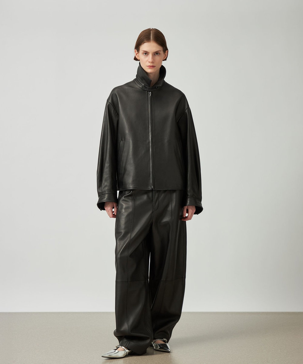 DÉPAREILLÉ LAMB LEATHER BLOUSON / ラムレザーブルゾン ブラック