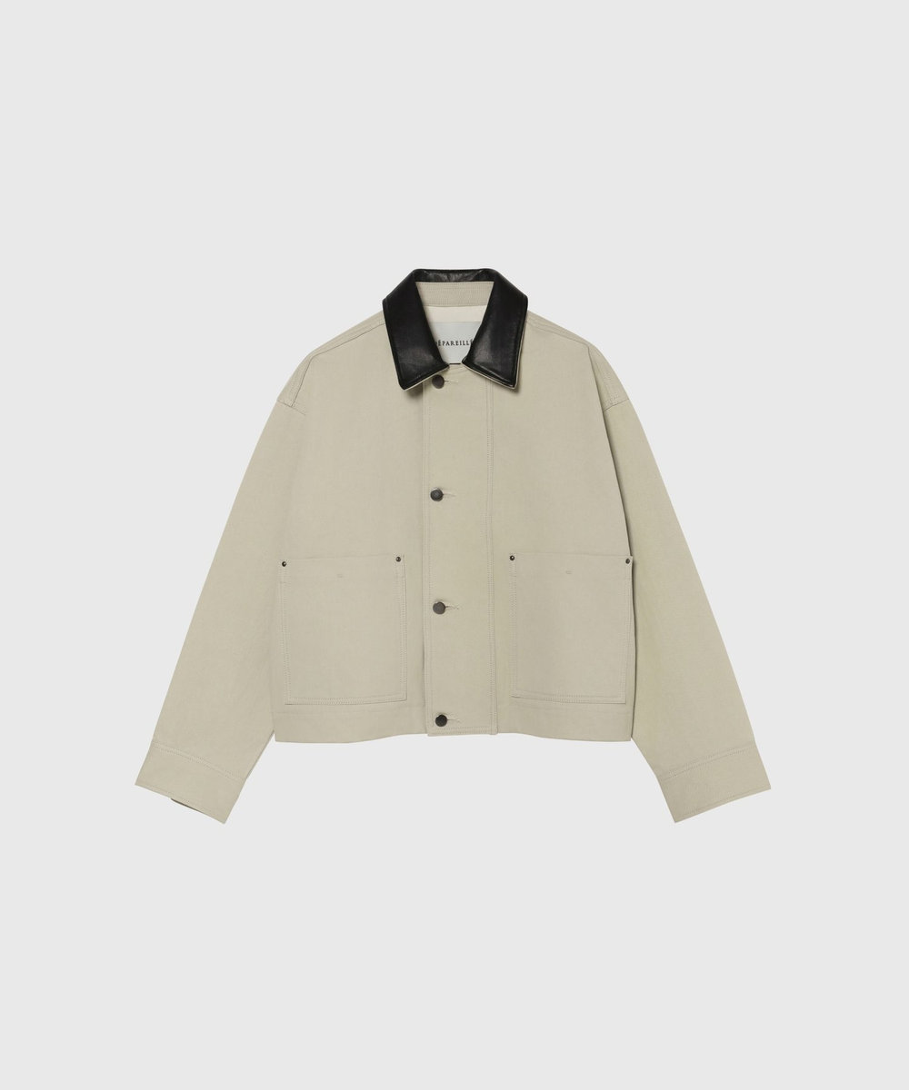 DÉPAREILLÉ GABARDINE BLOUSON / ギャバジンブルゾン ベージュ